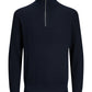 JPRBLALIAM KNIT HALF ZIP BF LN - 12266502