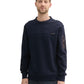 structured c-neck sweatshirt - 1043393