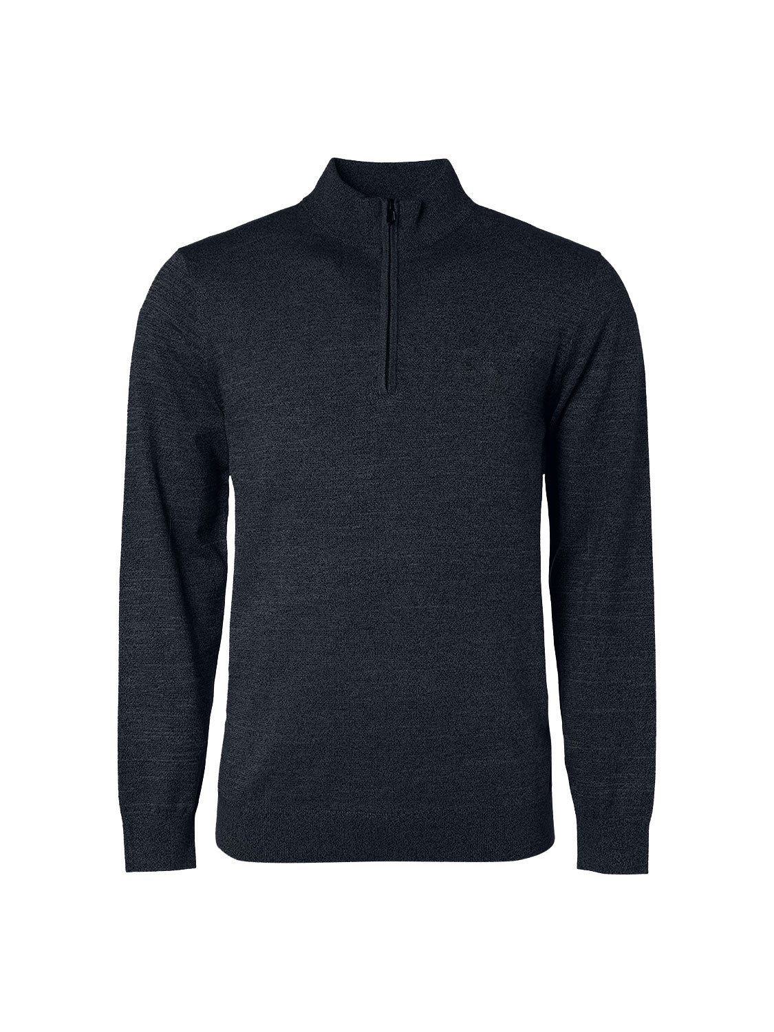 Pullover Half Zip 2 Coloured Melang - N2185