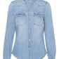 VMMARIA LS DENIM SLIM SHIRT MIX NOO - 10277523