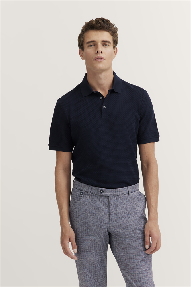HERREN POLO 1/2 ARM - 75104C 8150