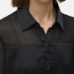 VMHALLIE LS SHIRT WVN BTQ GA - 10337589