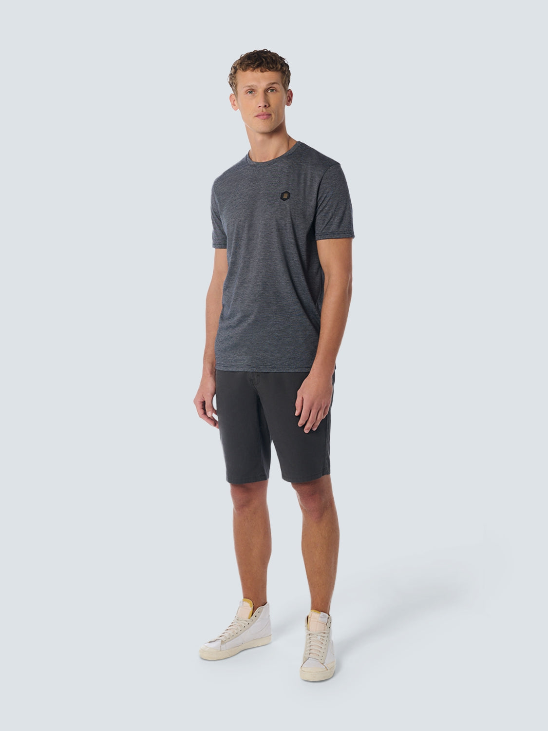 T-Shirt Crewneck 2 Coloured Stripes - 23360376