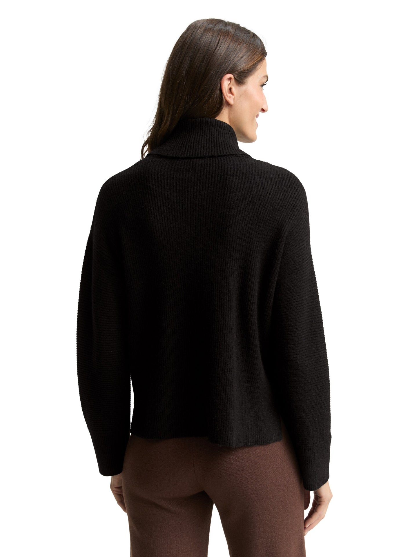 knit rib turtleneck - 1049160