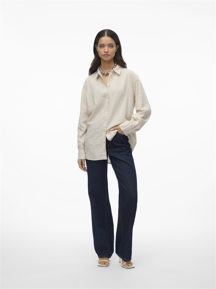 VMLINN LS SHIRT WVN NOOS - 10305085