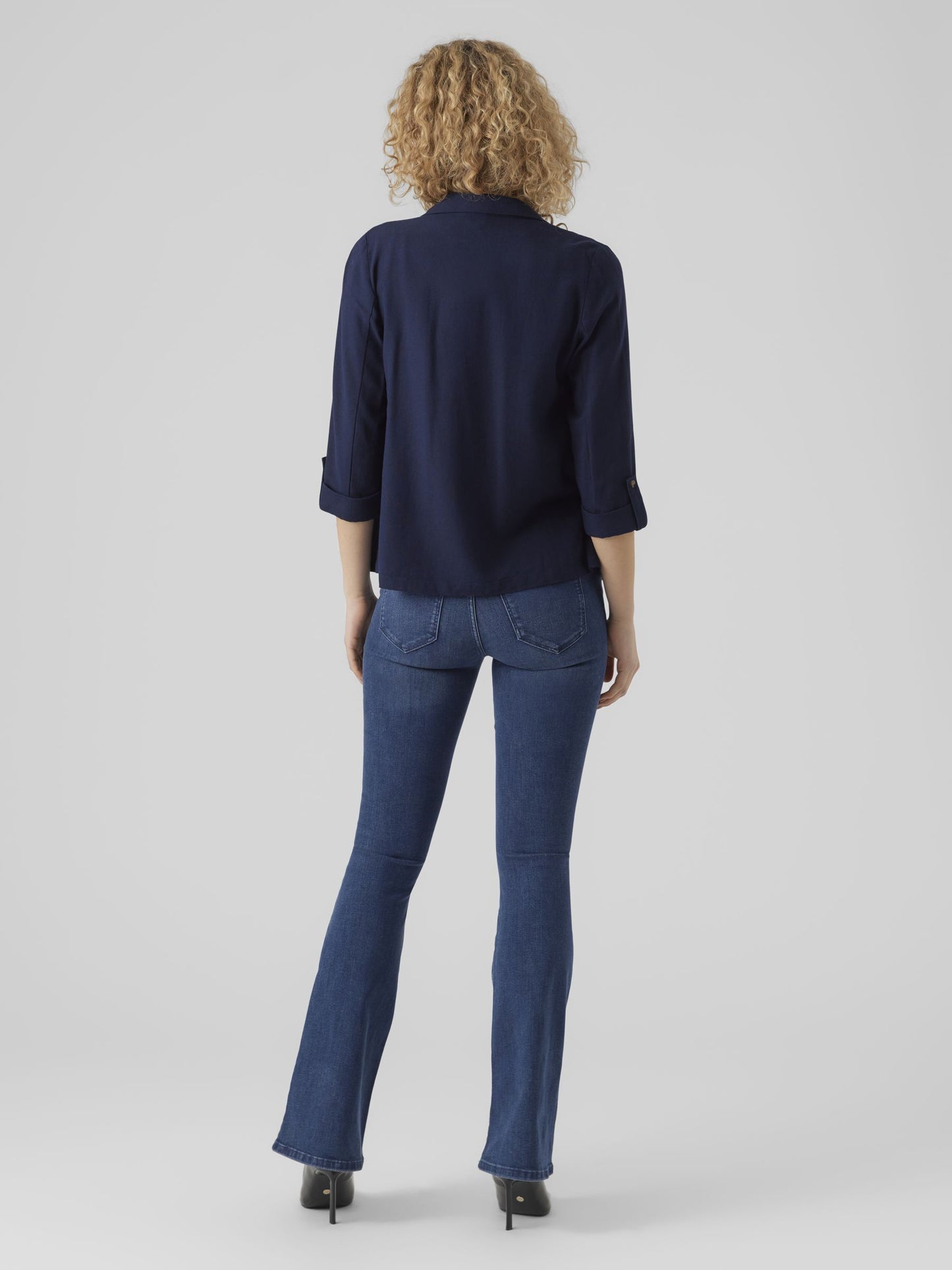 VMJESMILO 3/4 LOOSE BLAZER WVN NOOS - 10279700
