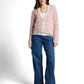 knit structured stripe cardiga - 1050786