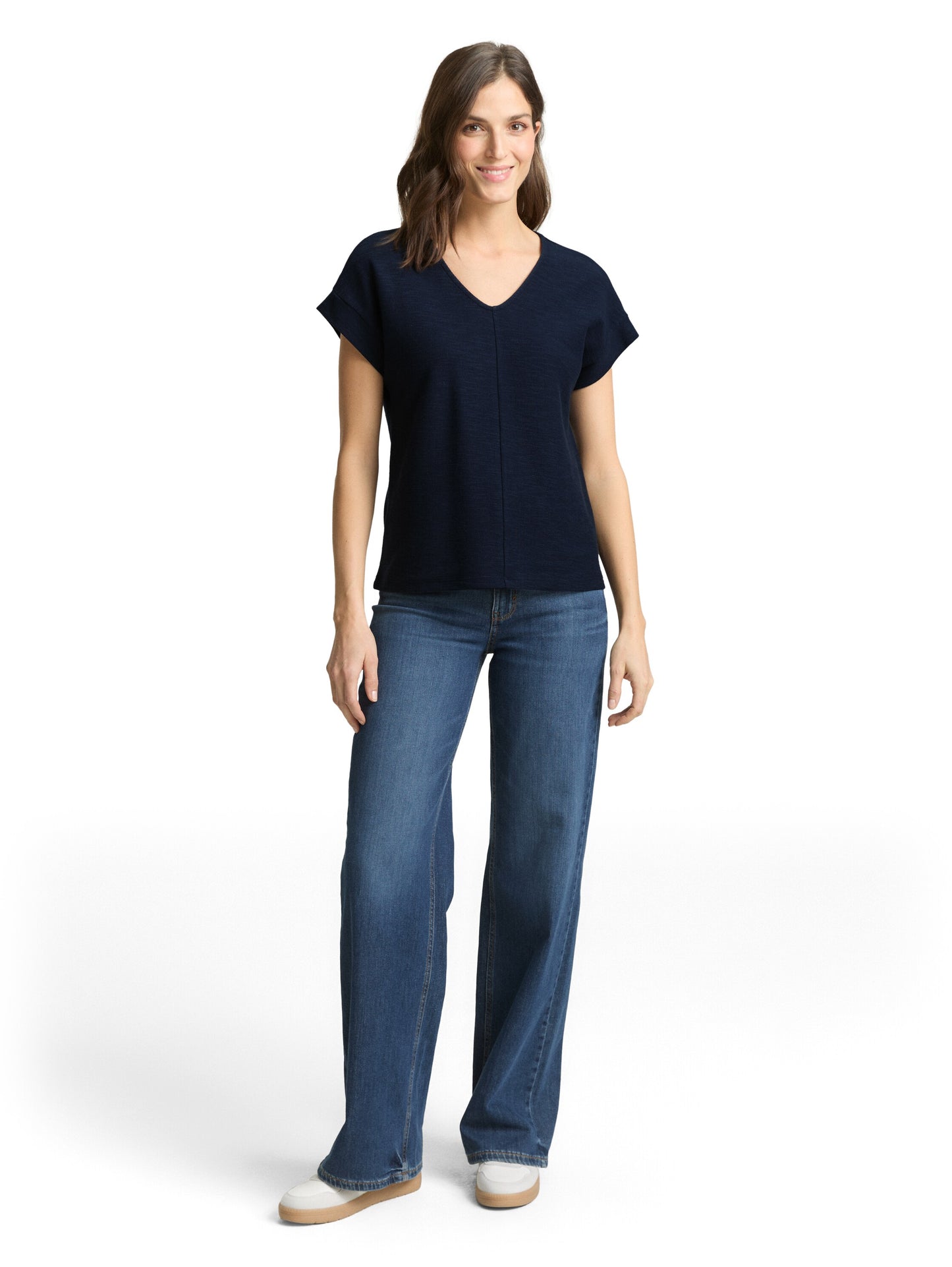 T-shirt structure v-neck - 1050433