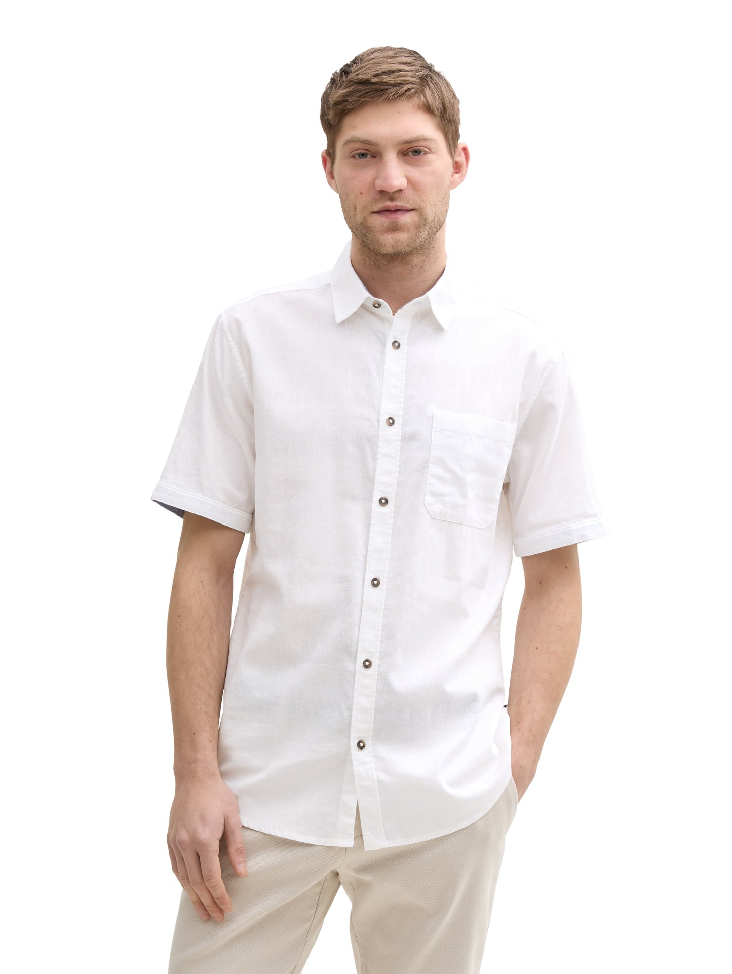 cotton linen shirt - 1045098