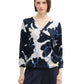 T-shirt v-neck crincle - 1045560