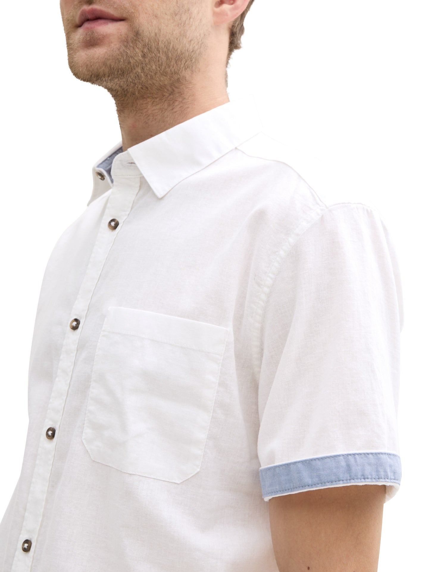 cotton linen shirt - 1045098