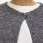 AWSILJA SS O-NECK SHORT KNIT CARDIG - 10329650