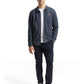 fine striped stand-up jacket - 1049523