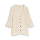 knit rib shortsleeve cardigan - 1050562
