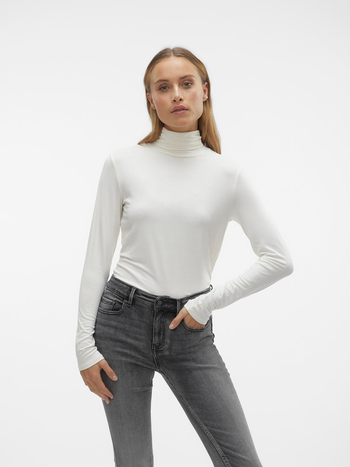 VMALBERTE LS ROLLNECK TOP JRS NOOS - 10293803
