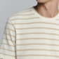 T-Shirt Crewneck Jacquard Stripes - 27350304