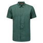 Shirt Short Sleeve Linen Solid - 23480336SN