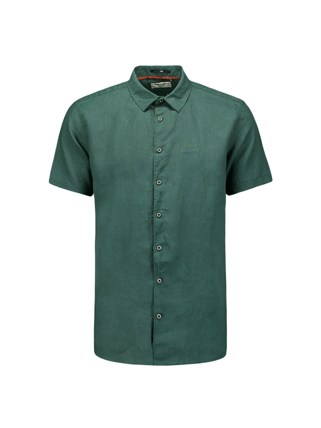 Shirt Short Sleeve Linen Solid - 23480336SN