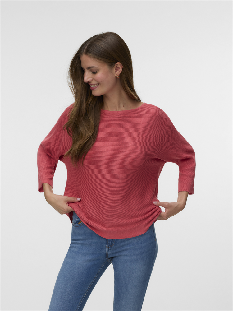 VMNORA 3/4 BOATNECK BLOUSE NOOS - 10281013