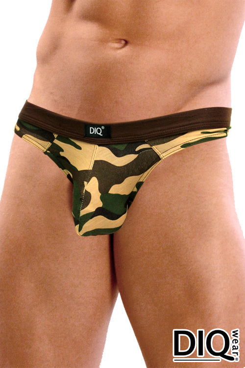 DIQ &reg; Commander Camo Thong for Men - Premium Underwear Choice
