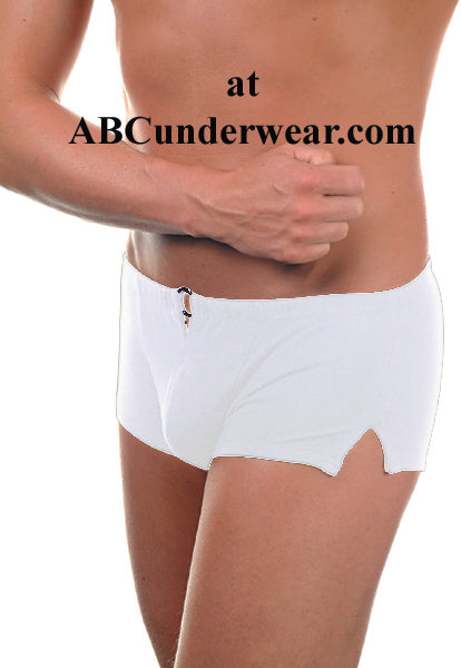 Gregg Ring Biker Short White Large - Closeout