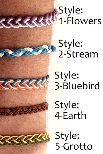 Meadow Braid Cotton Cord Bracelets