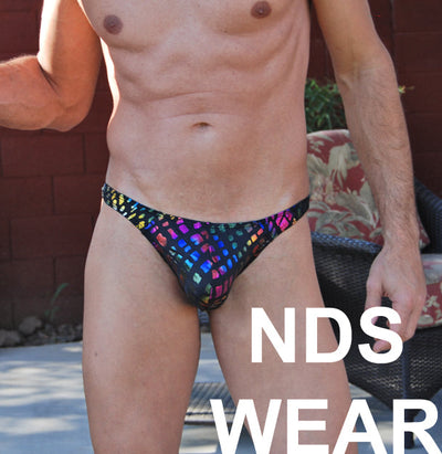 Men's Rainbow Snake Thong - Limited Stock Clearance