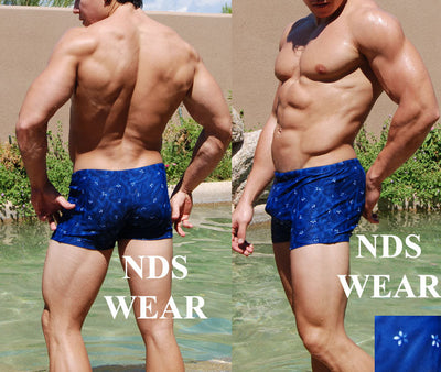 Men's Squarecut Print Swimsuit