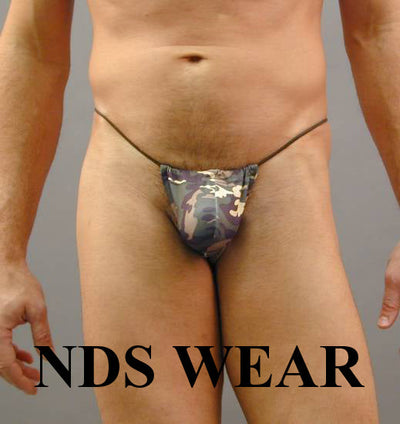 Premium Microfiber Camouflage G-string