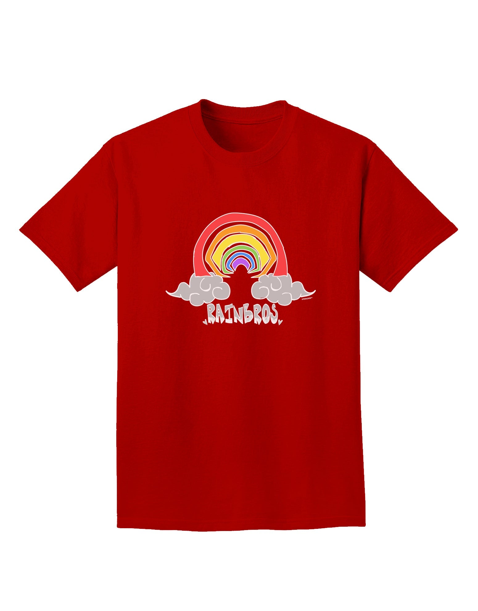RAINBROS Dark Mens Adult Dark T-Shirt