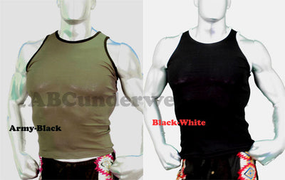 Robbie Contrast Mens Tank Top - Closeout