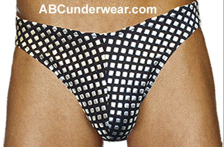 Silver Cube Bikini Swimsuit