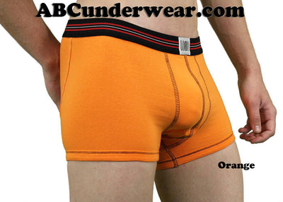 Skinny Leg Men's Contrast Boxer Briefs - Closeout