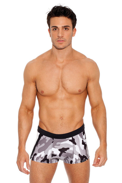 Solstice Gray Camo Swim Trunk by Gregg Homme - Closeout