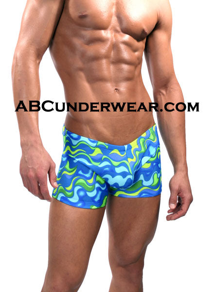 Water Waves Short Swimsuit Clearance