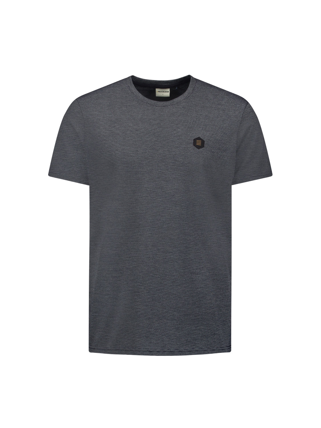 T-Shirt Crewneck 2 Coloured Stripes - 23360376