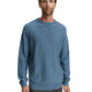 washed slub crewneck knit - 1048004