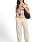blouse printed shortsleeves - 1049796