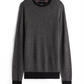 PIMA CTN CASH HERRINGBONE CREW - MW0MW41319