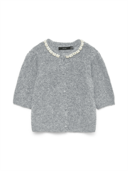 VMOCEAN 2/4 O-NECK JEWELLERY CARDIG - 10334965
