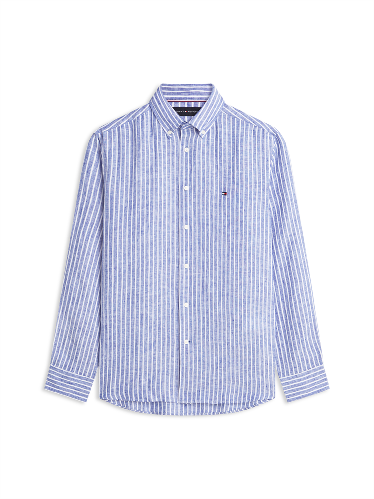 LINEN BENGAL STRIPE RF SHIRT - MW0MW42400