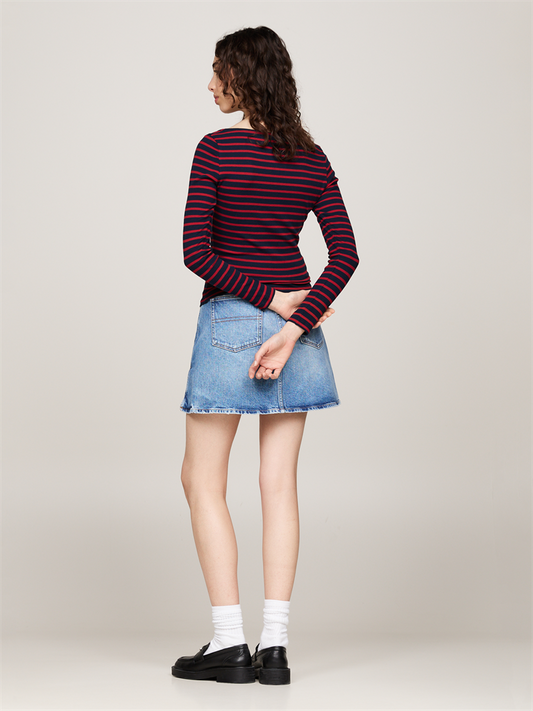 TJW BRETON STRIPE LS - DW0DW19817