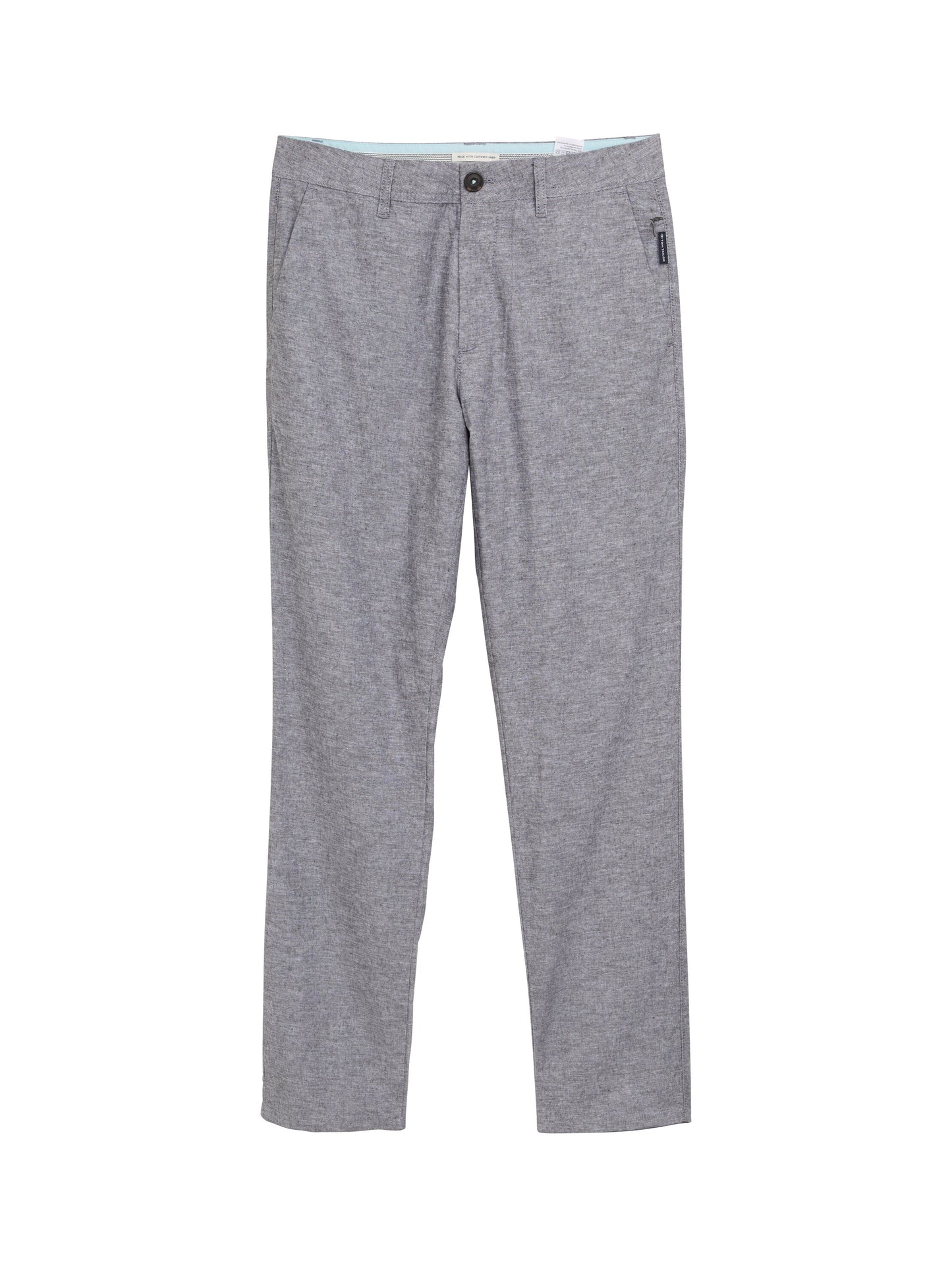 regular linen chino pants - 1044713