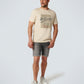 T-Shirt Crewneck Garment Dyed Print - 20350471