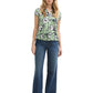 blouse printed shortsleeve - 1045238