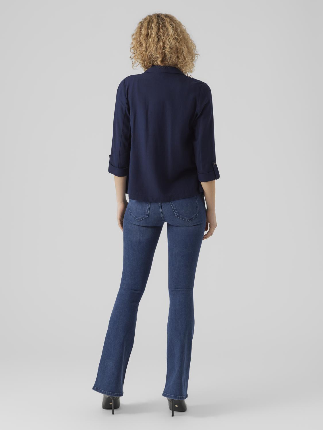 VMJESMILO 3/4 LOOSE BLAZER WVN NOOS - 10279700