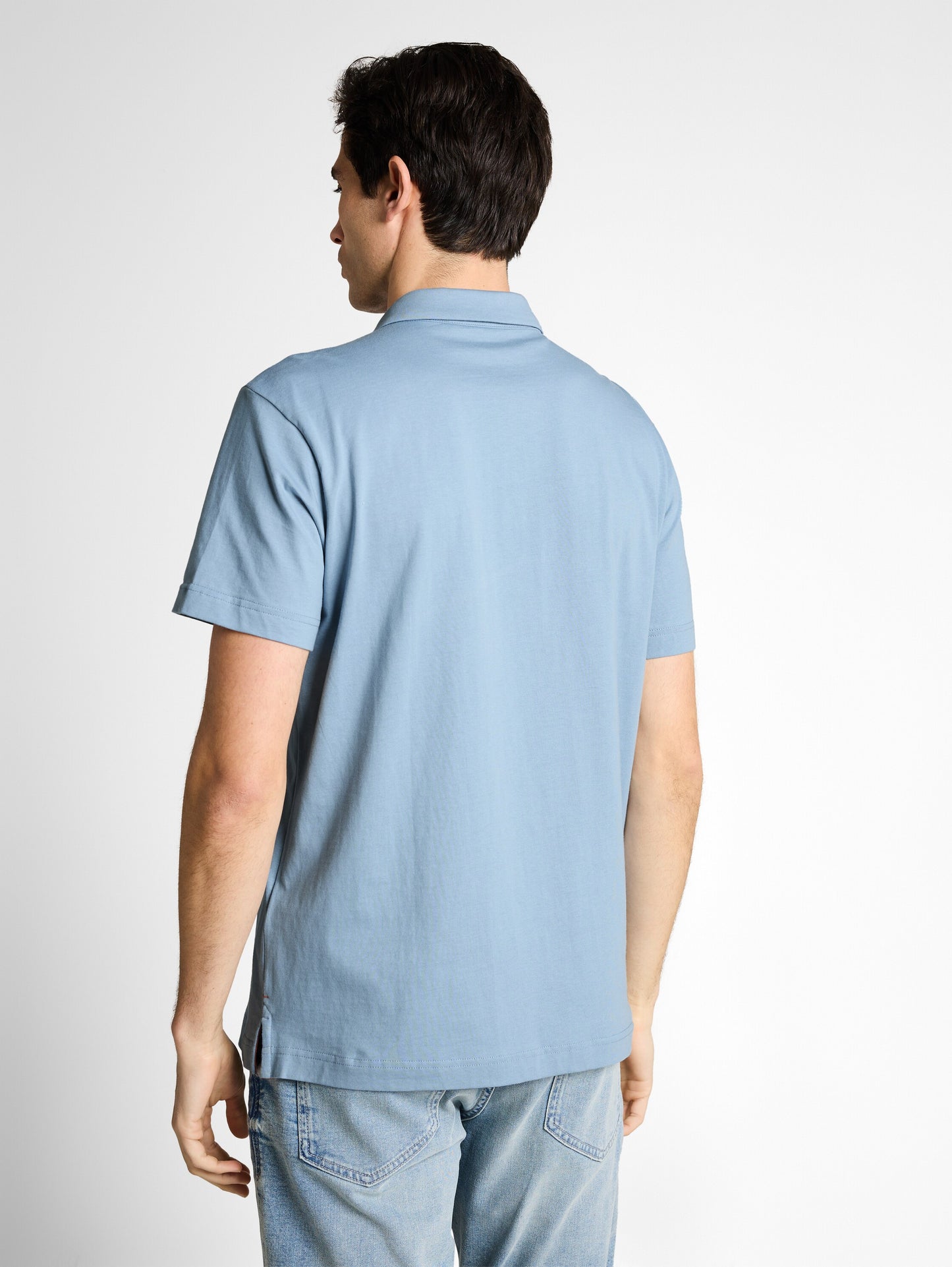 detailed jersey polo - 1050200