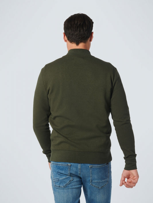 Sweater Full Zipper Twill Jacquard - 21100823SN