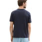 printed fine stripe t-shirt - 1041784
