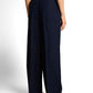 linen loose fit wide leg pants - 1050573